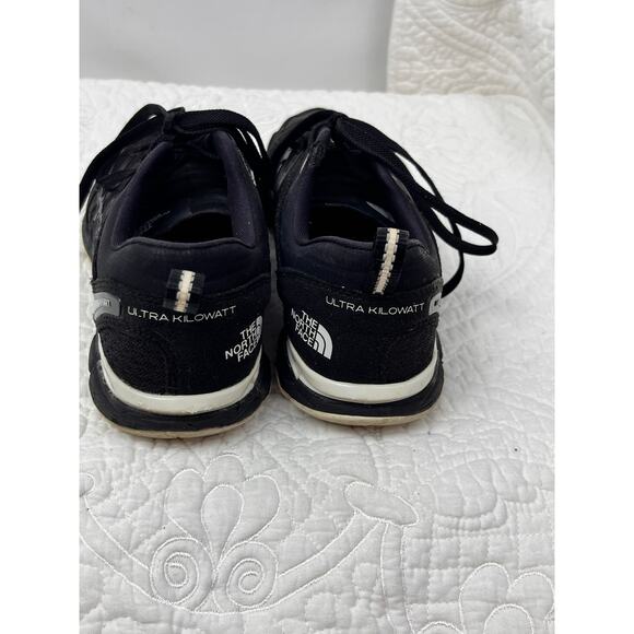 North Face Women's Size 7 Black/White Ultrakilowatt Lace Up Athletic Sneakers - Picture 9 of 10